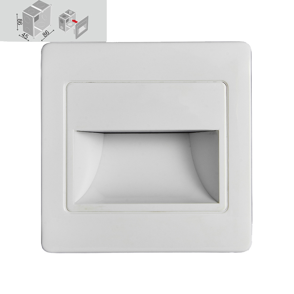 70409 STEP LIGHT LED 1,5W, 4000K, WHITE