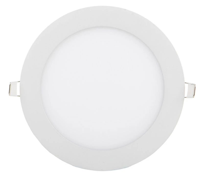 Bílý kulatý vestavný LED panel 166mm