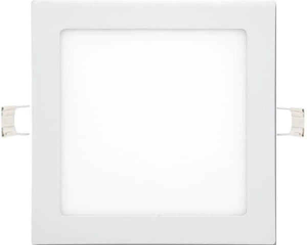 Bílý hranatý vestavný LED panel 225x225mm