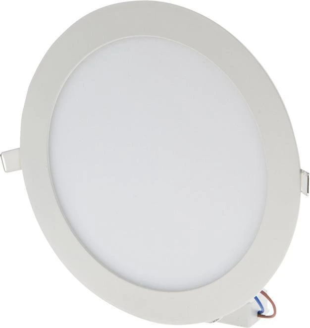 bílý kruhový vestavný LED panel 225mm