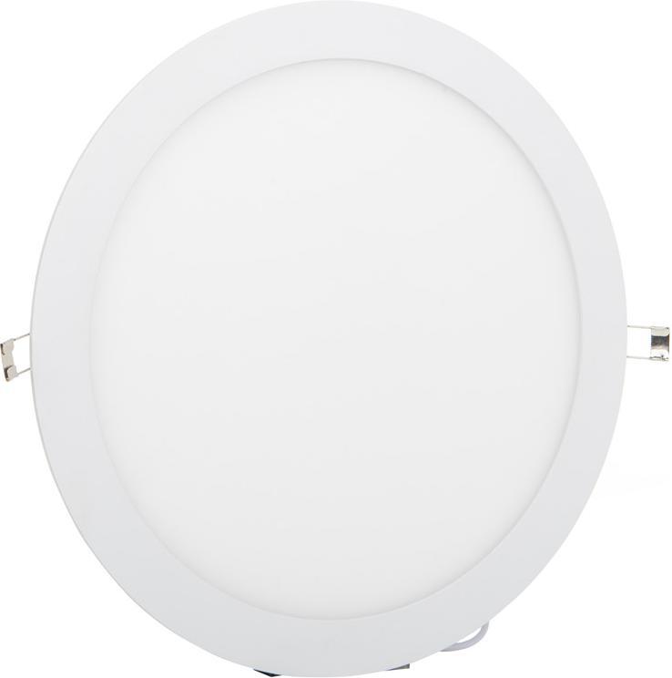 bílý kruhový vestavný LED panel 300mm