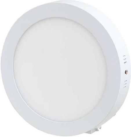 Stmívatelný bílý přisazený LED panel 175mm 12W teplá bílá