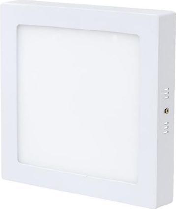 Stmívatelný bílý přisazený LED panel 225x225mm 18W teplá bílá