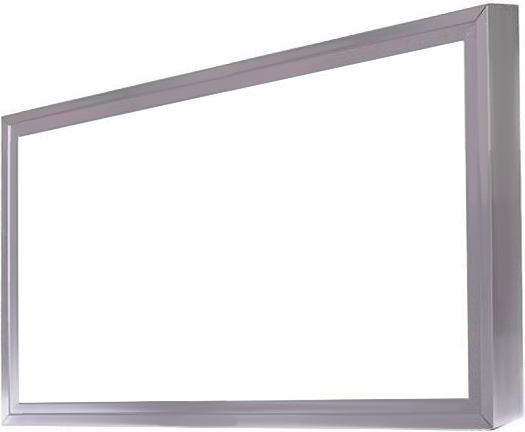 Stmívatelný stříbrný LED panel s rámečkem 300x600mm 24W denní bílá