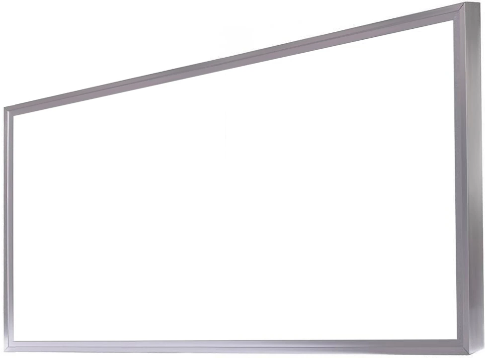 Stmívatelný stříbrný LED panel s rámečkem 600x1200mm 72W teplá bílá