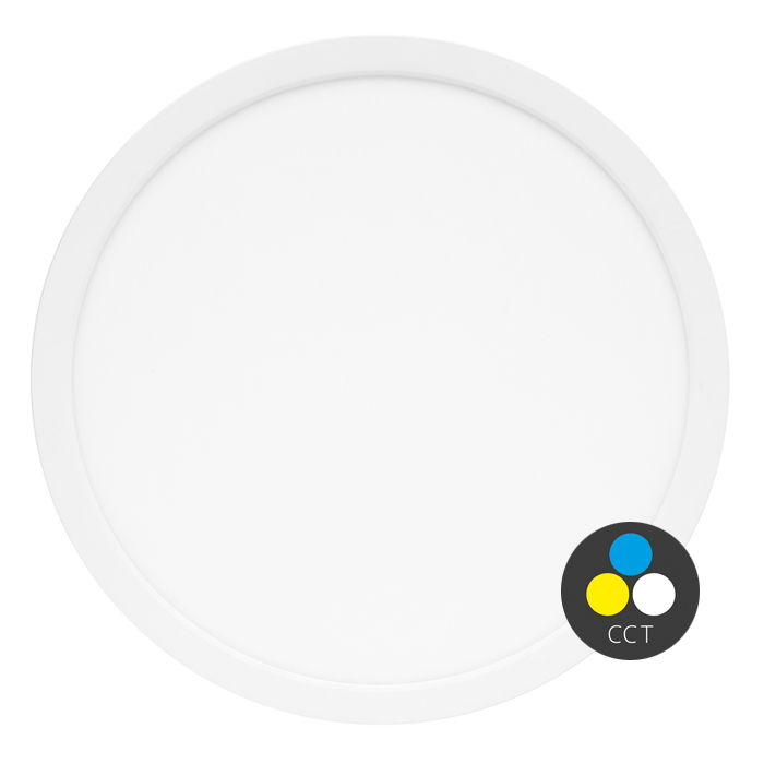 Biela LED stropná svietidla LEXA 24W CCT s čidlom (LEXA)