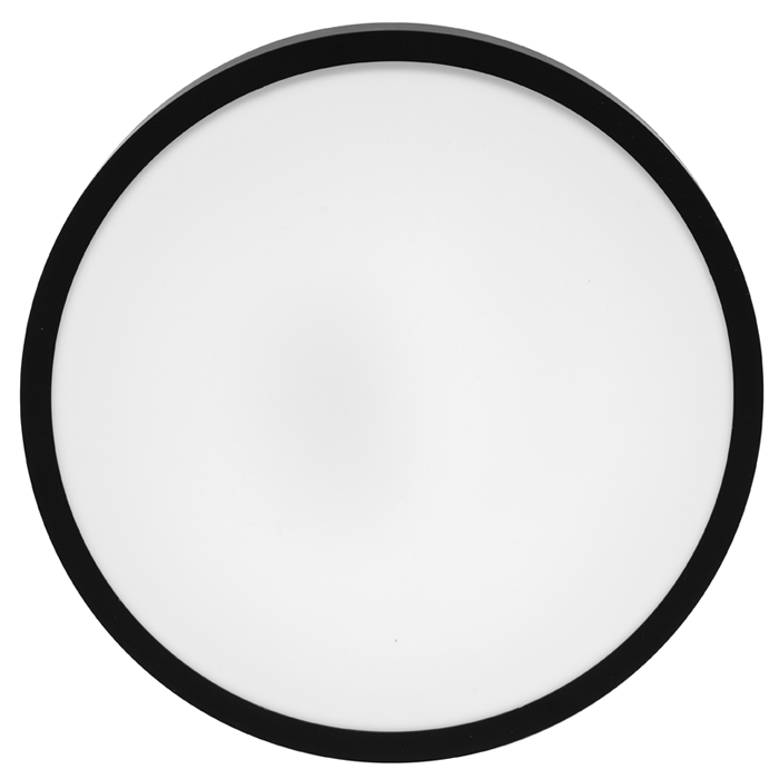 LED svietidlo LIRA kruh 18W 1800lm 4000K IP44 čierny lem