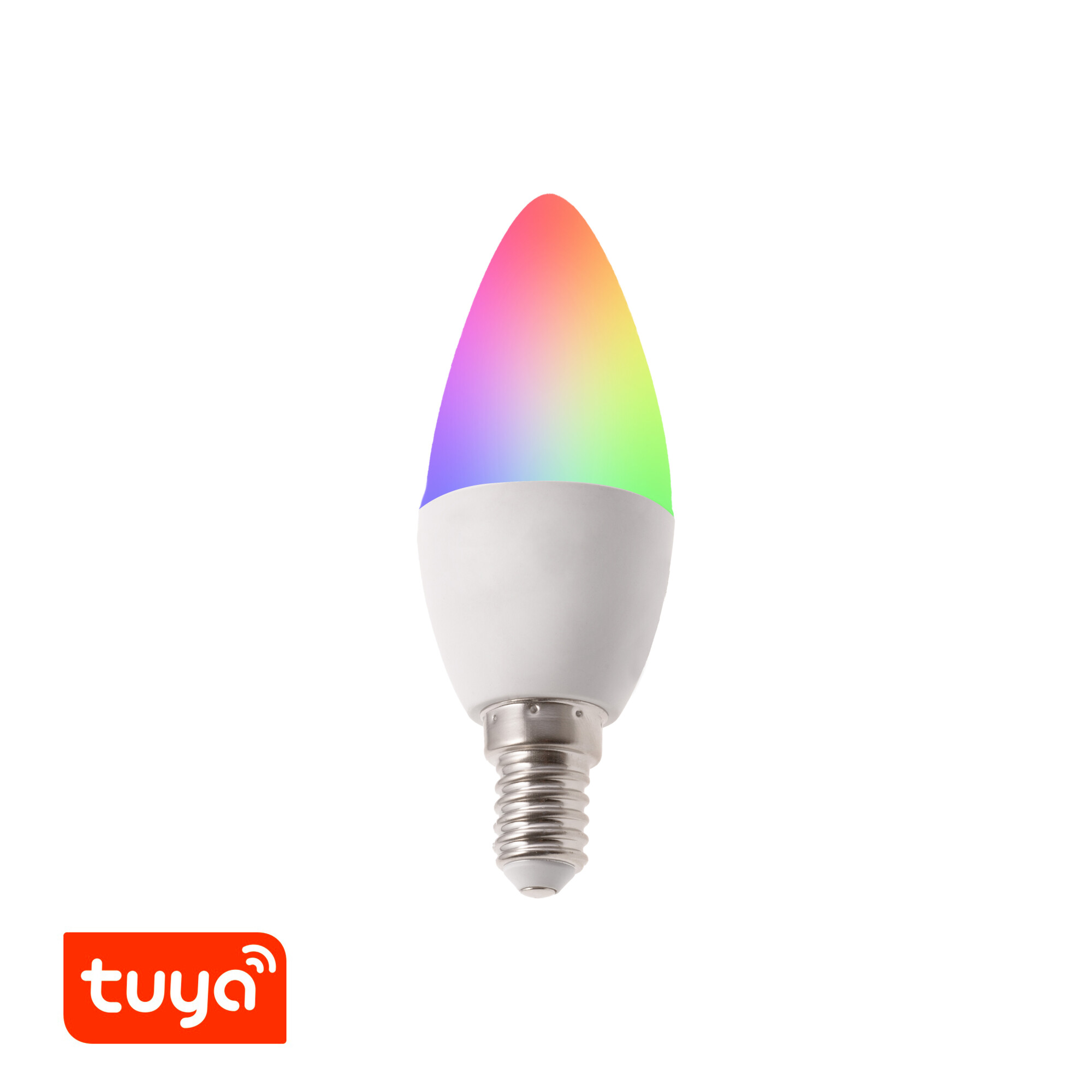 SMART LED žárovka E14 Tuya RGBCCT TU5W