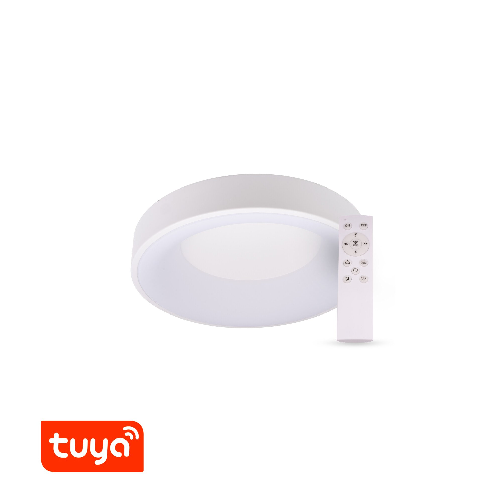 SMART Tuya LED svítidlo ZULU kulaté bílé