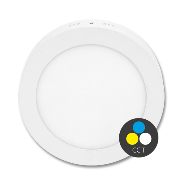 Prisadený Biely LED panel 166mm 12W CCT IP20 (LADA 2)