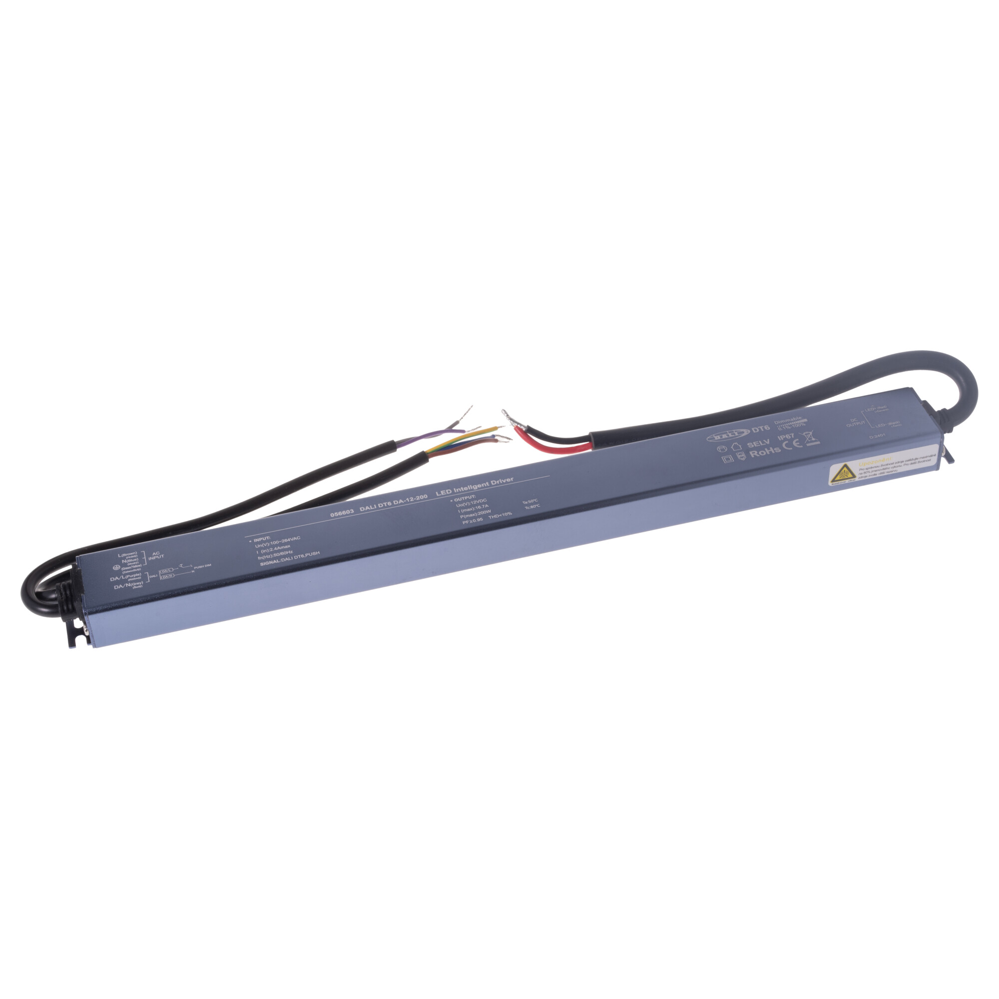 DALI LED zdroj 12V 200W DT6 DA-12-200 v slovenštině by se přeložilo jako: DALI LED zdroj 12V 200W DT6 DA-12-200.