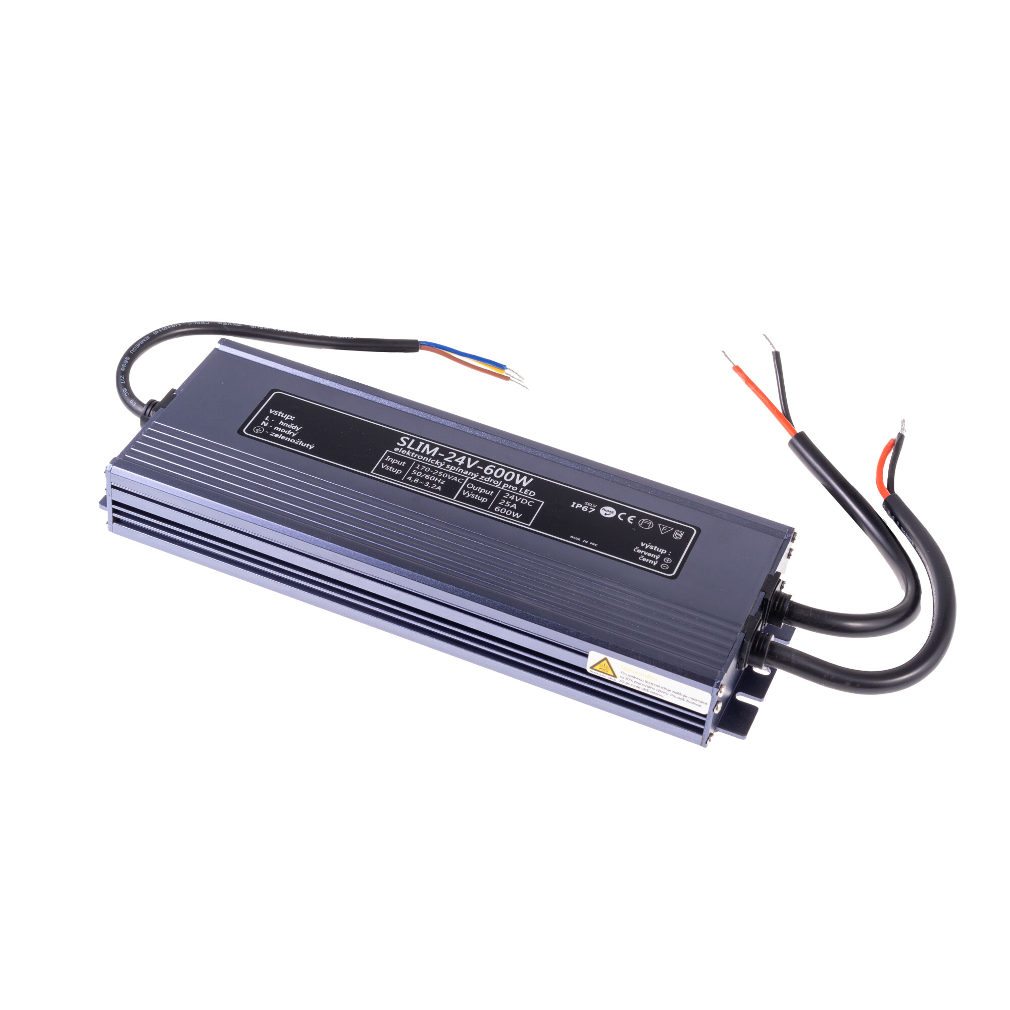 LED zdroj 24V 600W SLIM-24V-600W přeložíme do slovenštiny jako LED zdroj 24V 600W SLIM-24V-600W. V tomto případě je název produktu technický a specifický, obsahující parametry a modelové označení, které zůstává zachováno v původní formě bez ohledu na jazy