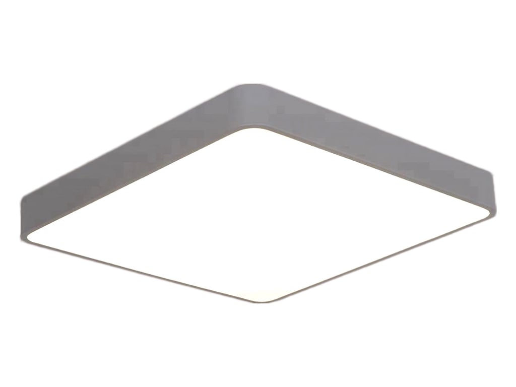 Šedý designový LED panel hranatý
