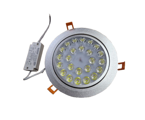 LED vestavné bodove svítidlo 24x 1W studená bílá