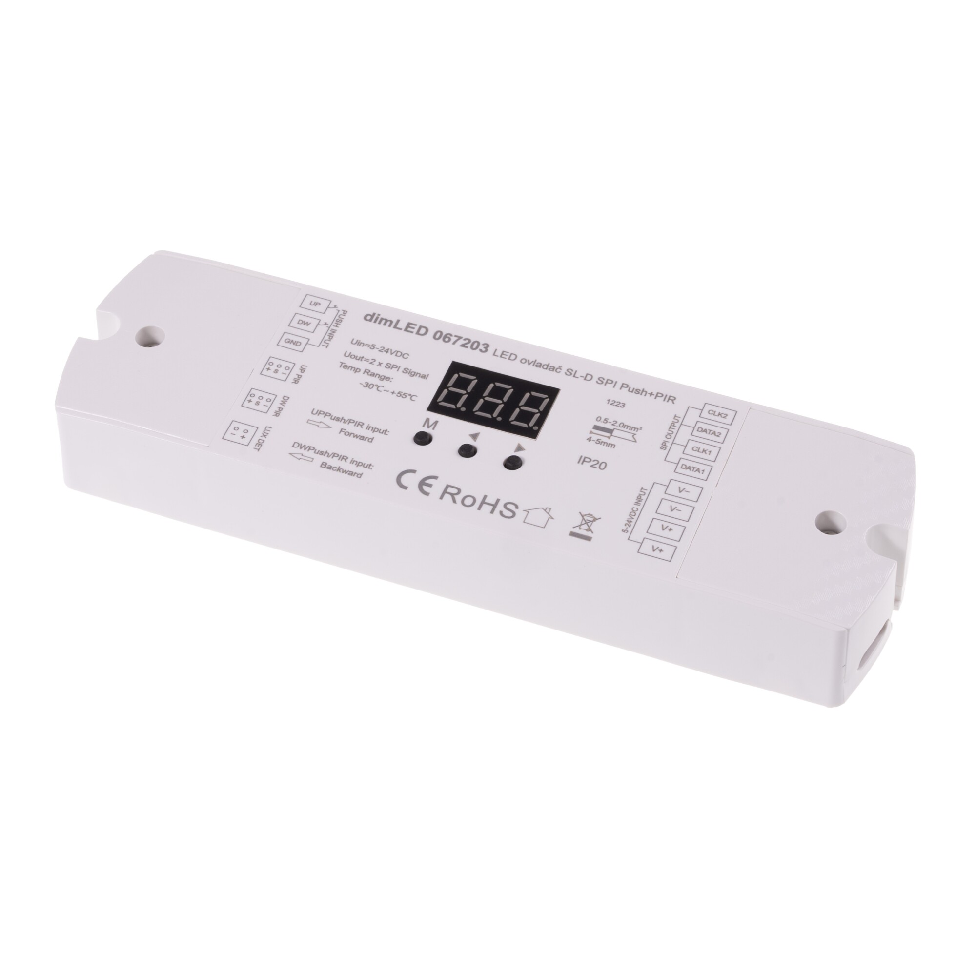 dimLED ovladač SL-D SPI pro digitální pásky