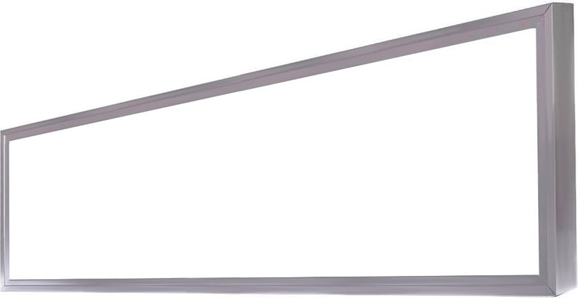 Stříbrný LED panel s rámečkem 300x1200mm 45W denní bílá