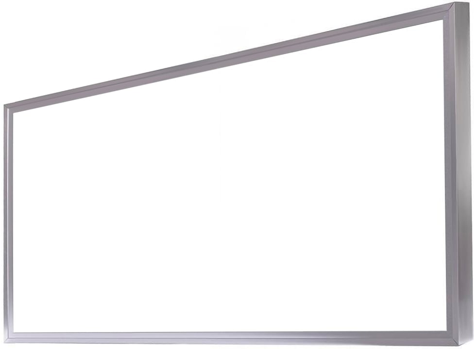Stříbrný LED panel s rámečkem 600x1200mm 75W denní bílá