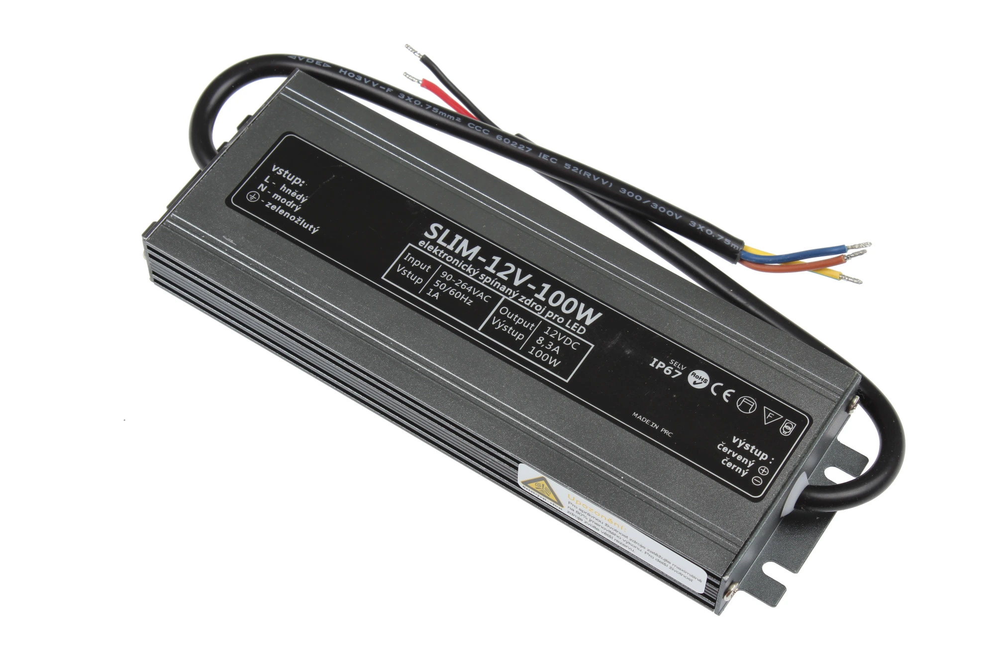 LED zdroj 12V 100W SLIM-12V-100W