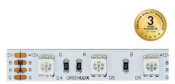 LED STRIP RGB 60LED/14,4W/m IP20 5m (*5m=1pcs) - LED pásek
