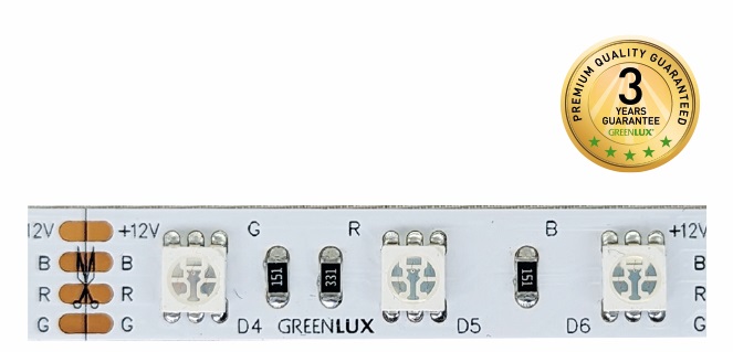 LED STRIP RGB 60LED/14,4W/m IP20 5m (*5m=1pcs) - LED pásek