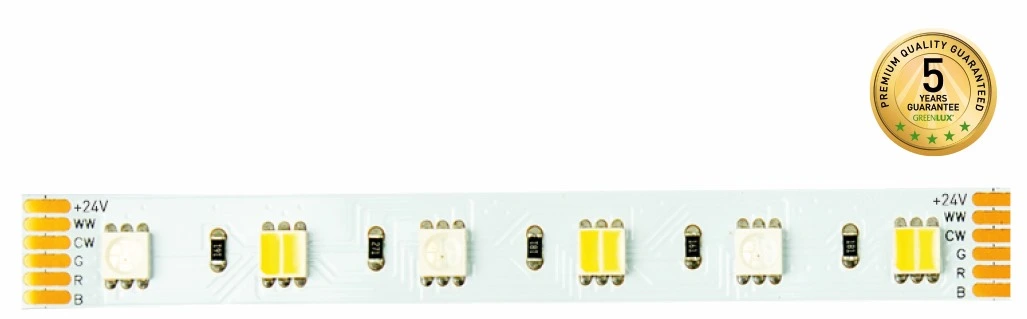 LED STRIP RGB+CCT 60LED/12W/m IP20 24V 5m (*5m=1pcs) 200 lm/m - LED pásek