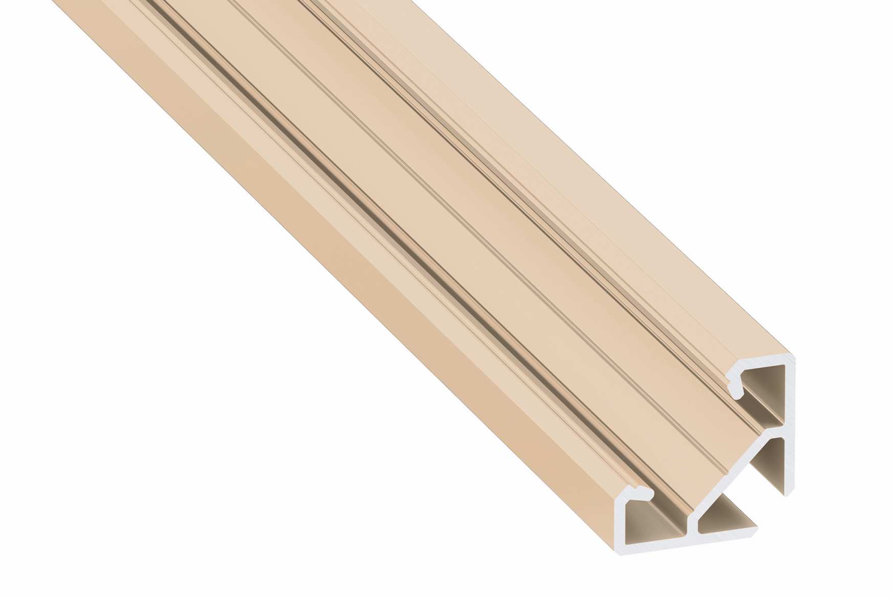 AL-PROFIL AJAR LIGHT IVORY LACQUERED (10-1386)