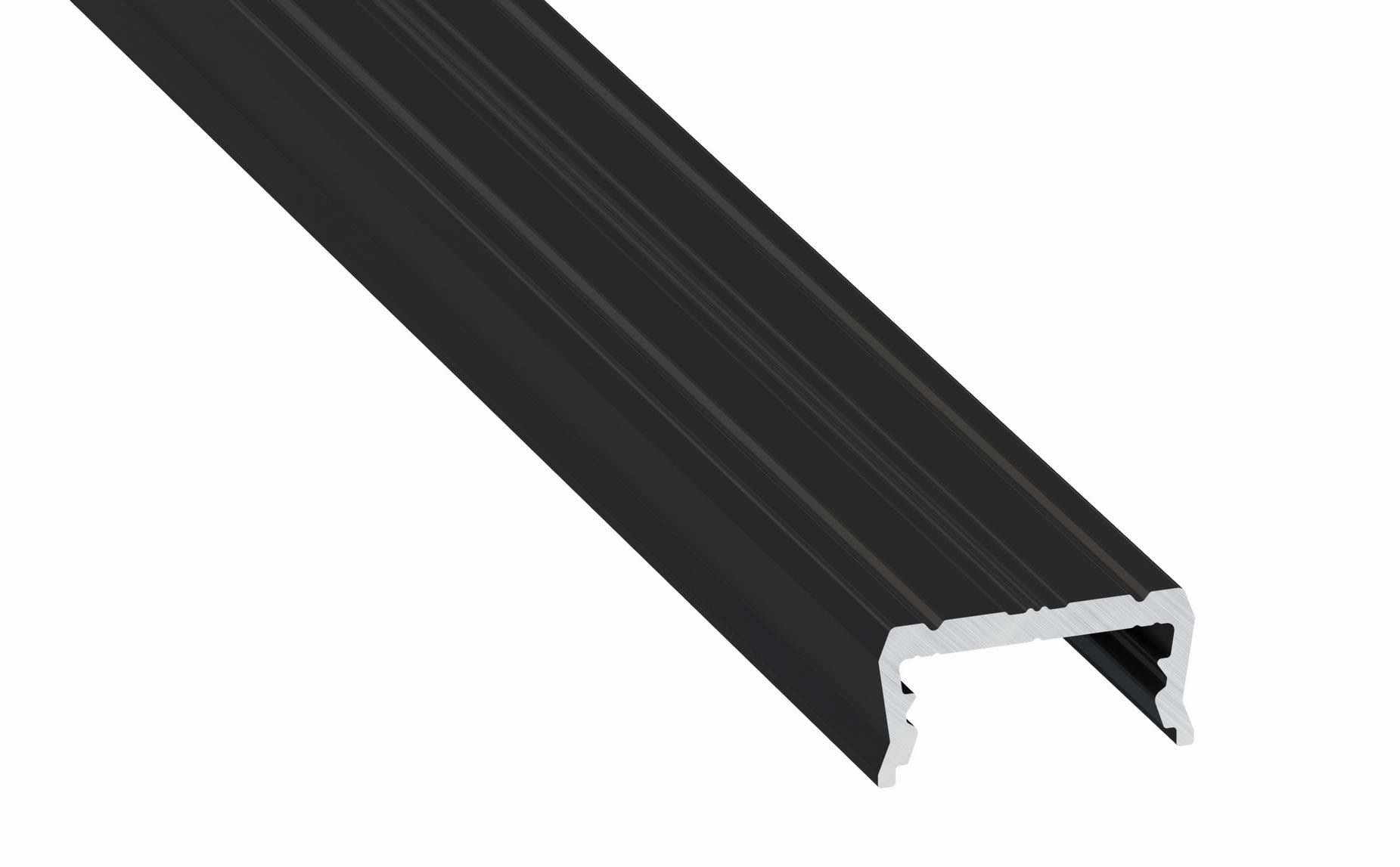 AL-PROFIL ATOM BLACK LACQUERED (10-1475)