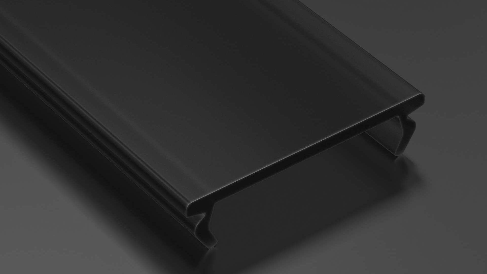 CV-PROFIL DOUBLE PMMA BLACK (11-2077)