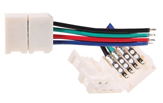 CONNECT LED RGB STRIP 12mm T+P - Konektory pro LED pásky