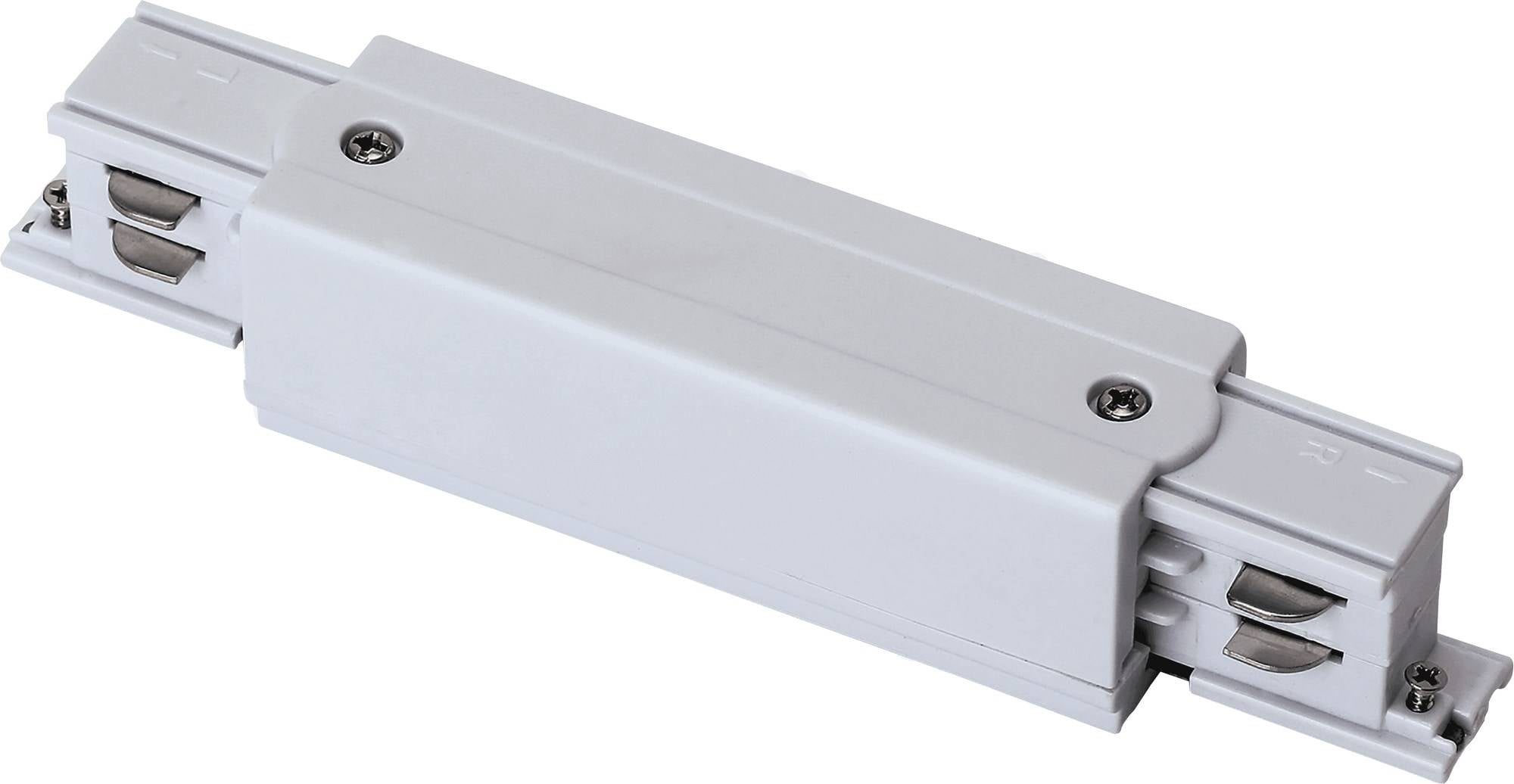 TRACK LONG CONNECTOR 4W WHITE - Propojovací lištový konektor