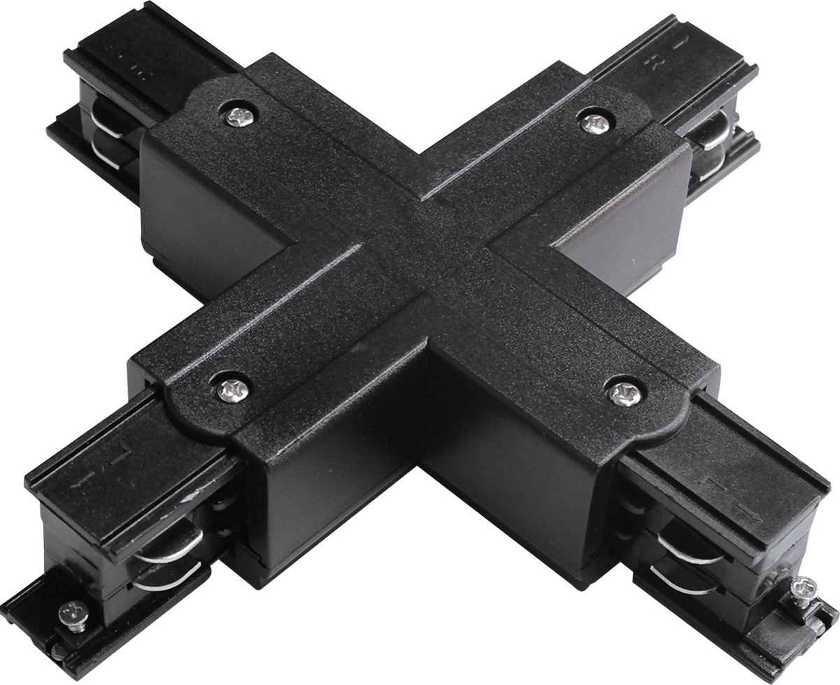 TRACK X CONNECTOR 4W BLACK - Propojovací lištový konektor