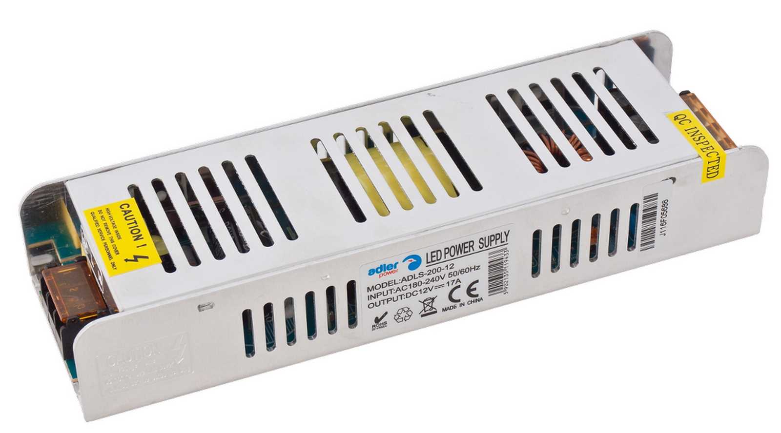 DRIVER 200W/M-SLIM-24V (ADLSX-200-24) - LED driver vestavný