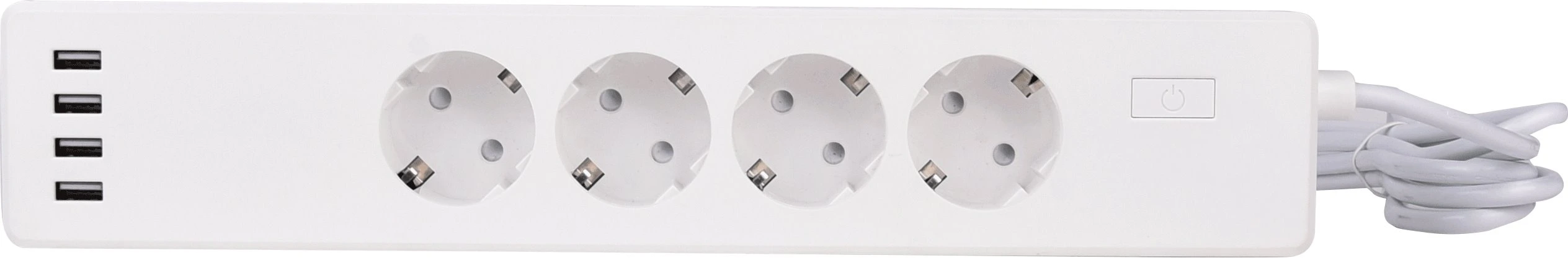 WiFi 4SOC SCHUKO 4USB - Zásuvka WiFi SMART s USB