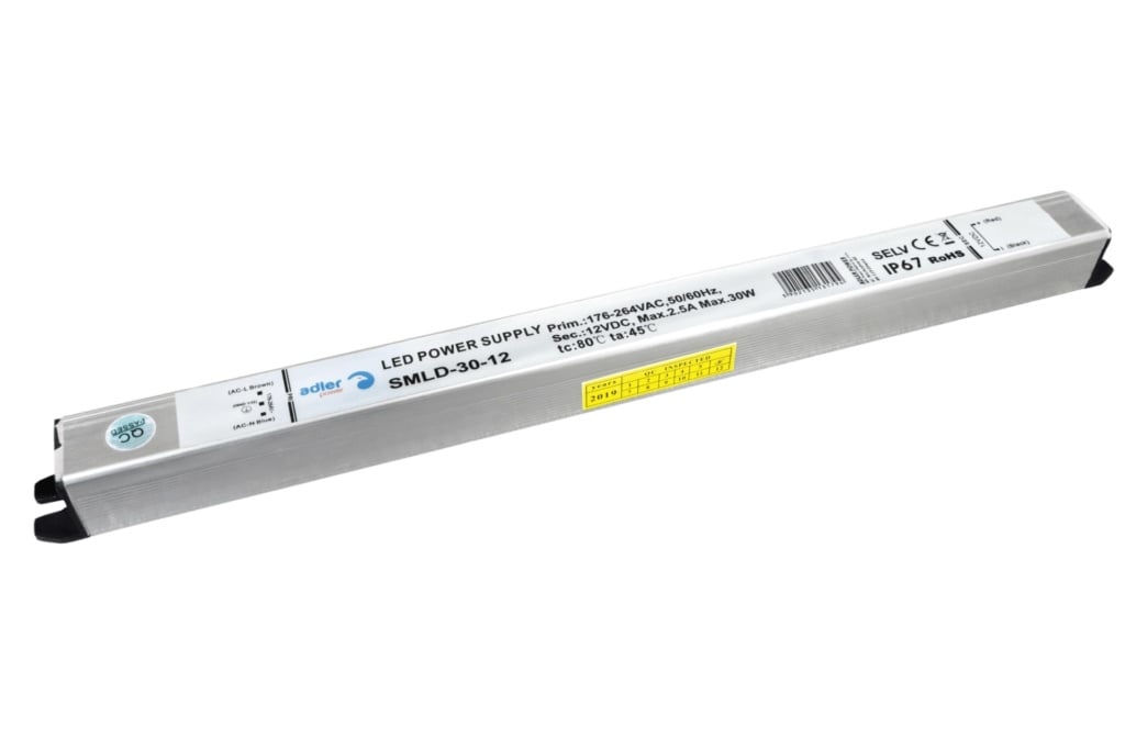 DRIVER 30W/M IP67 (SMLD-30-12) - LED driver kovový