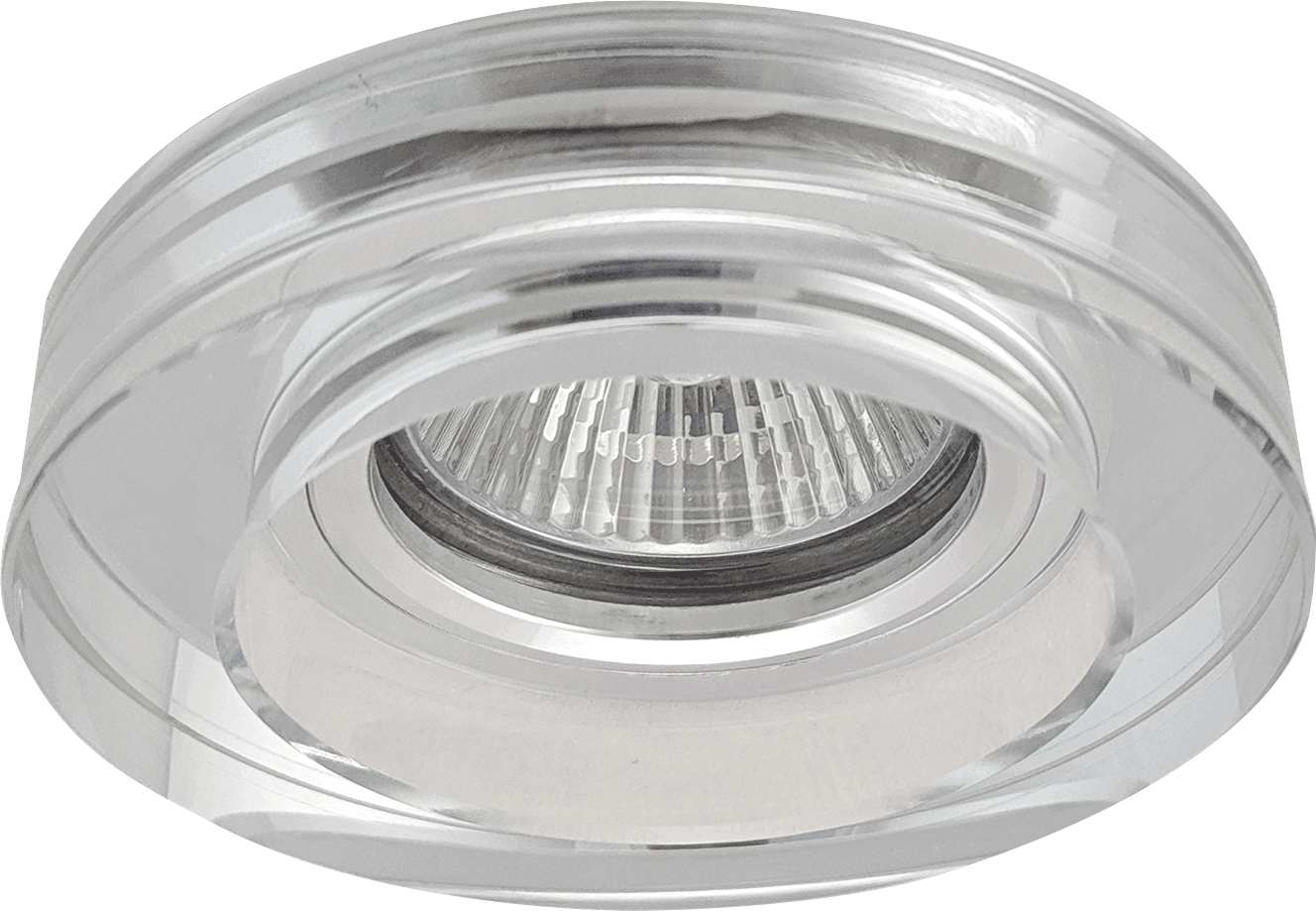 GLASS HIGH PEARL-R - Rámeček podhledového svítidla – skleněný, kulatý