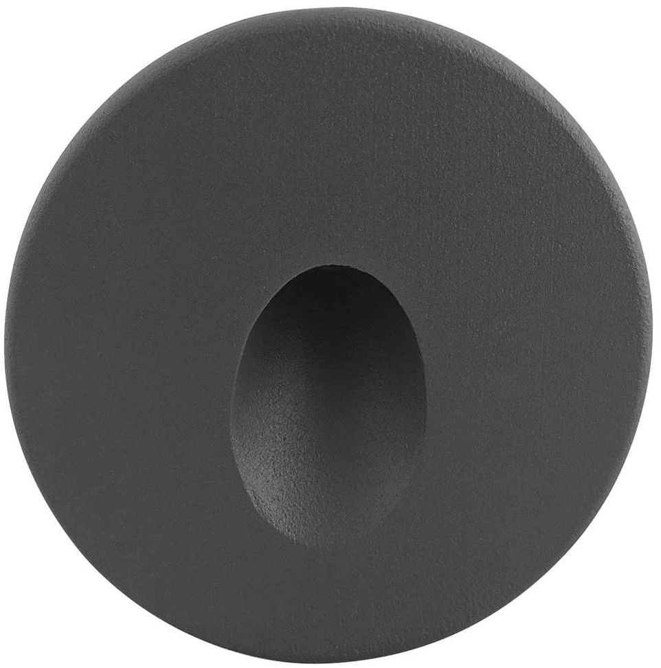 DECENTLY R1 Gray 1,5W NW 40/75lm - Nástěnné vestavné LED svítidlo
