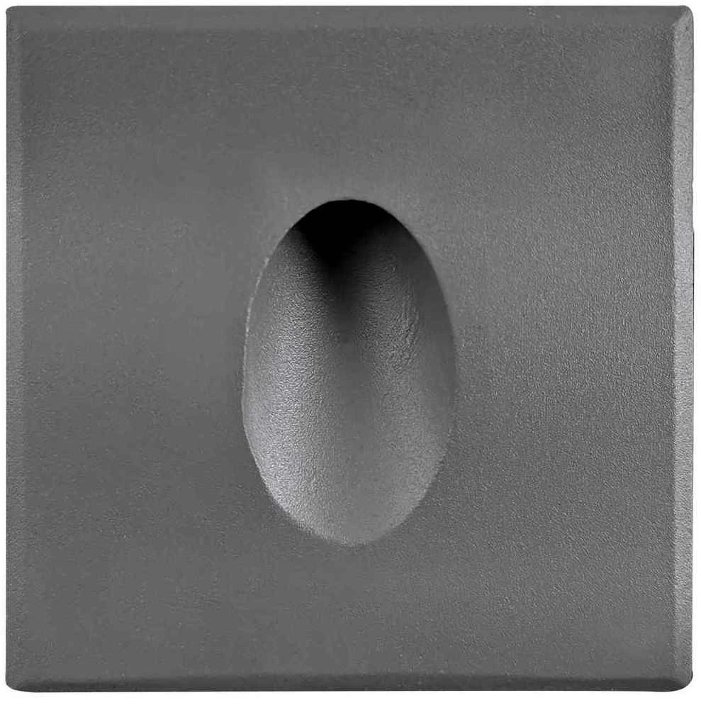 DECENTLY S1 Gray 1,5W NW 40/75lm - Nástěnné vestavné LED svítidlo