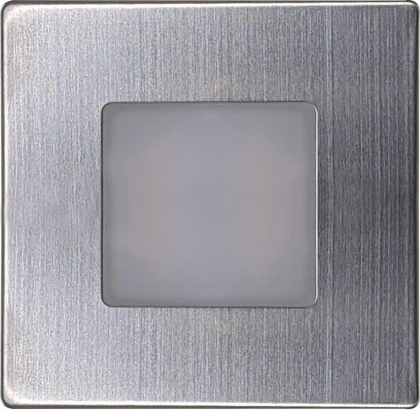 DECENTLY IP54 Nickel 1,7W CCT 100/160lm - Nástěnné vestavné LED svítidlo