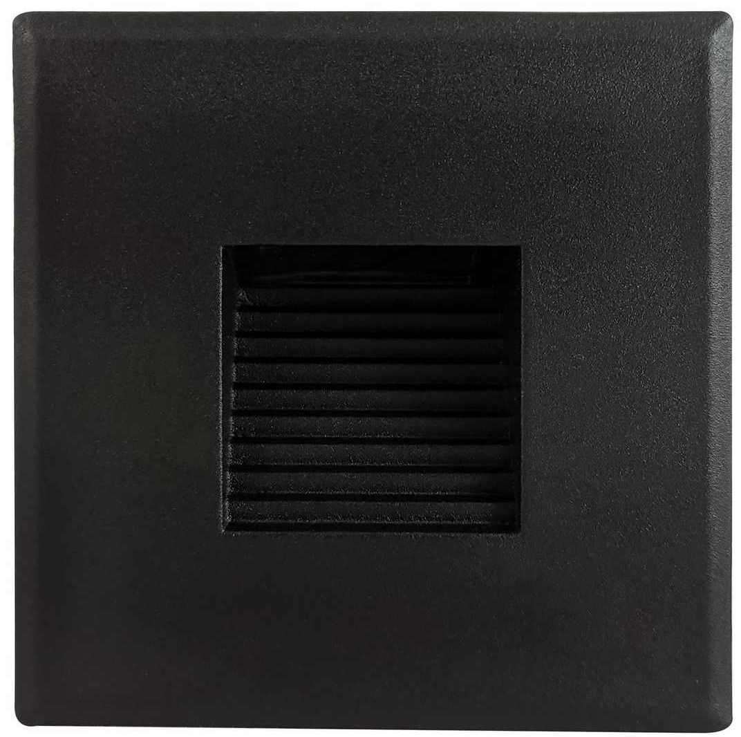 DECENTLY IP44 S2 Black 1,5W CCT 40/75lm - Nástěnné vestavné LED svítidlo