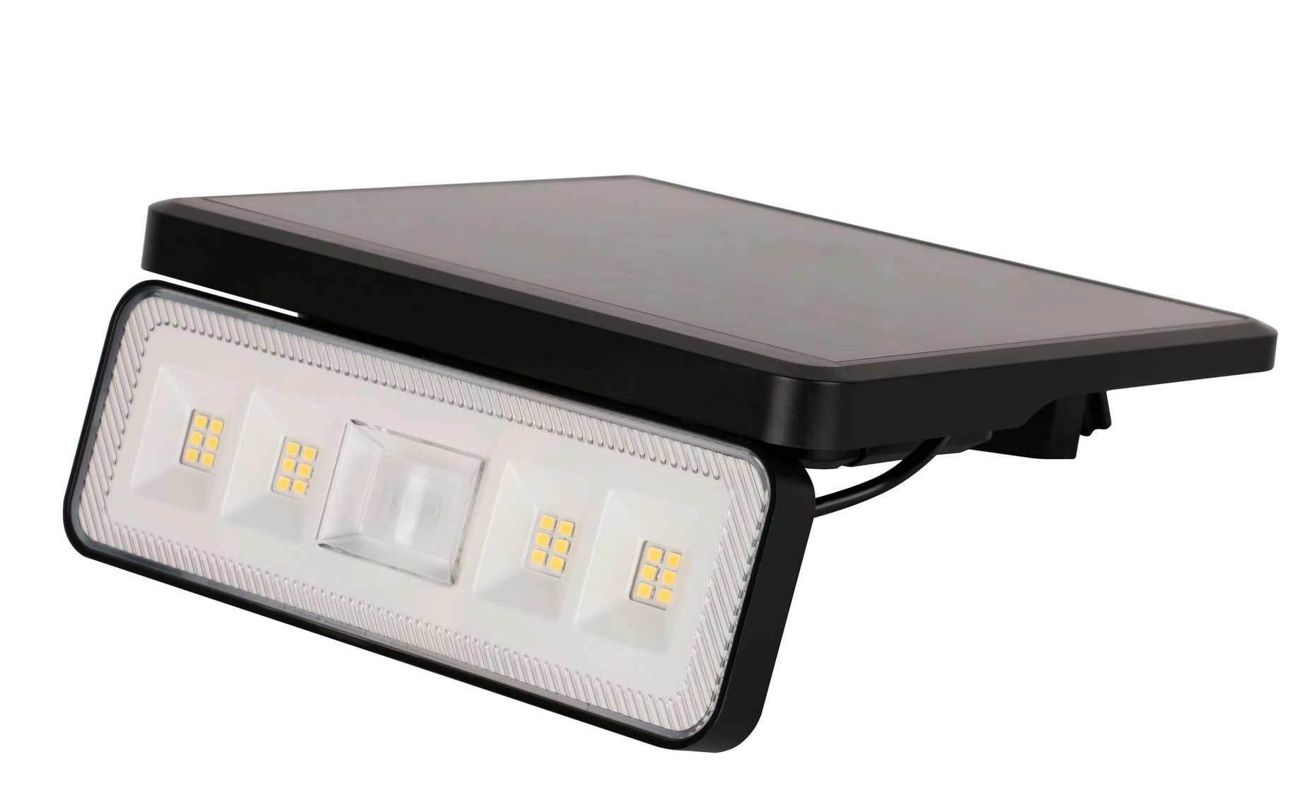 EXPOS SOLAR PIR 24LED NW 1000lm - Solární LED svítidlo s PIR pohybovým senzorem