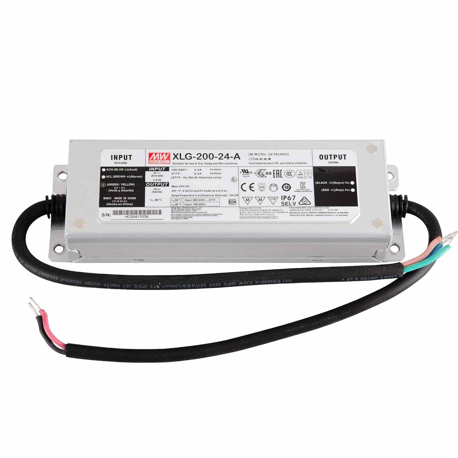 XLG-200-24-A – LED driver