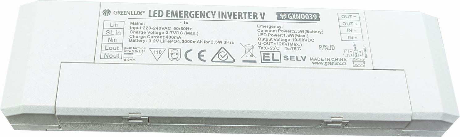 LED EMERGENCY INVERTER V - Nouzový modul s baterií