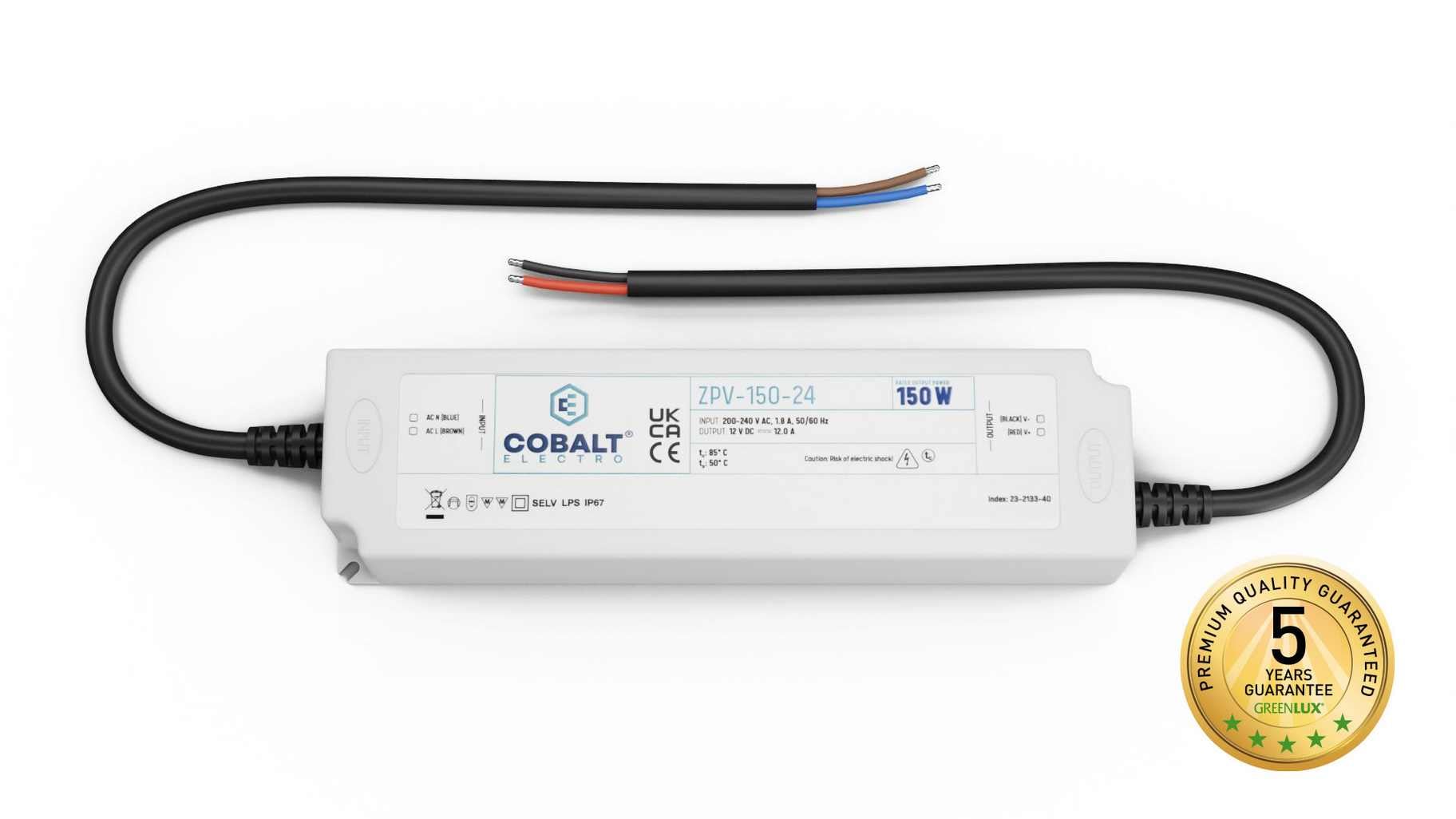 DRIVER 150W/P IP67 24V (ZPV-150-24) - LED driver