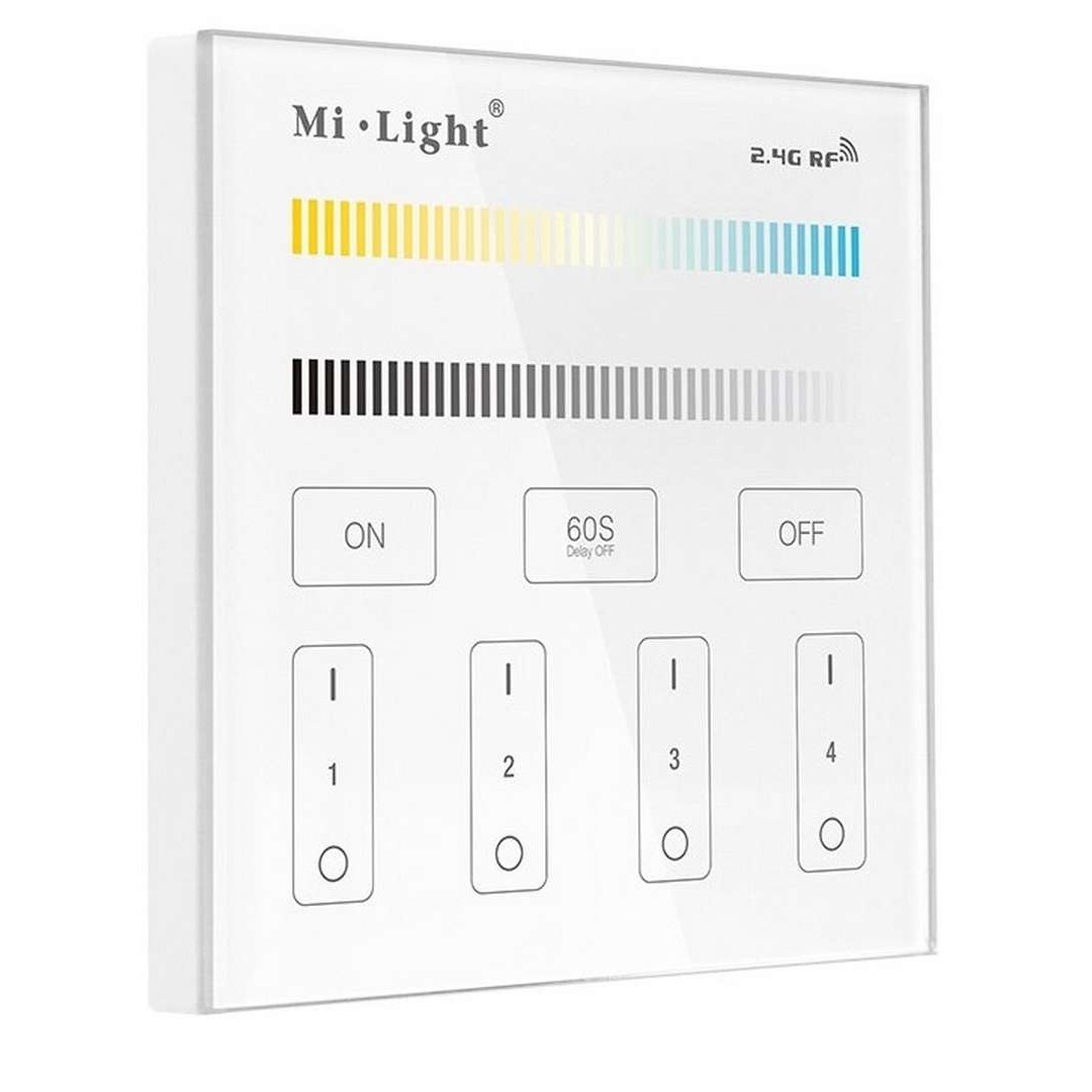 Mi-Light SURFACE PANEL RF 2.4G 4 ZONES CCT (25-0000-53) - Bezdrátový LED kontroler