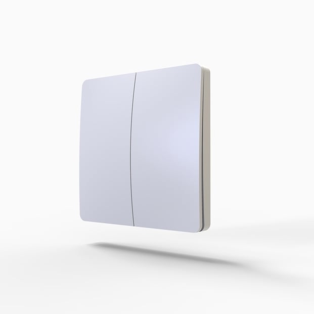 Kinetic Wireless Switch W 2P - Bezdrátový vypínač samonapájecí / bílá / 2P