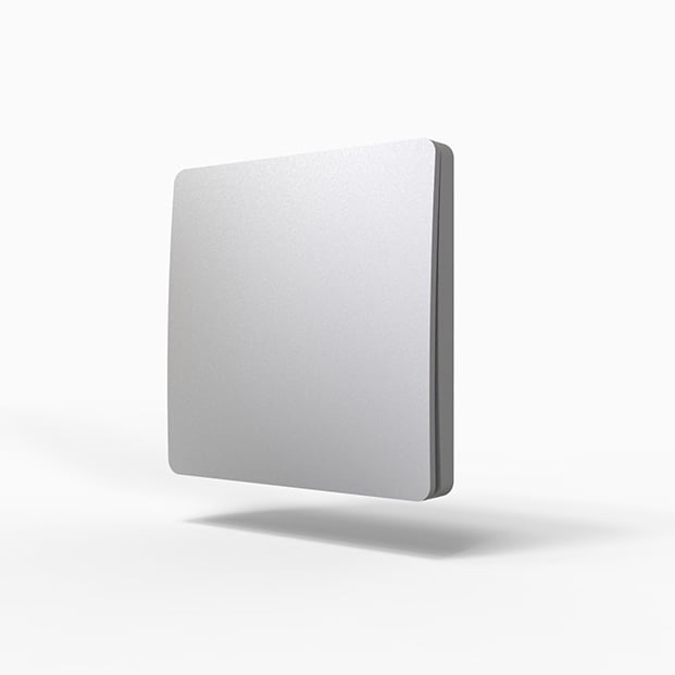 Kinetic Wireless Switch S 1P - Bezdrátový vypínač samonapájecí / stříbrná / 1P