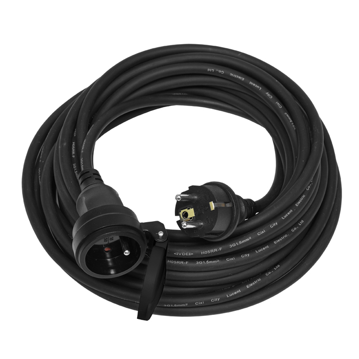 Pohyb. přívod 10m, IP44, 3x1,5mm2,H07RN-F