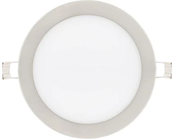 chromový kruhový vestavný LED panel 225mm