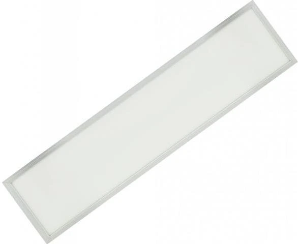 Stříbrný podhledový LED panel 300x1200mm 45W denní bílá