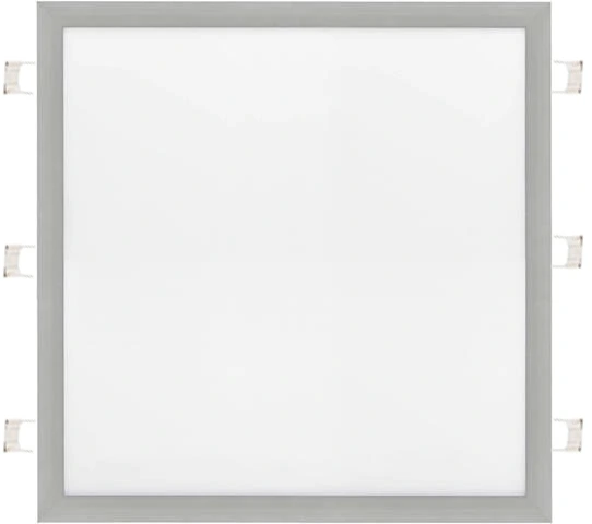 stříbrný vestavný LED panel 600x600mm
